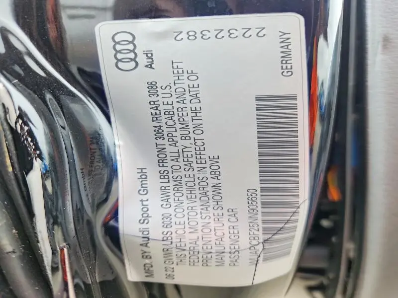 2022 AUDI RS7   
