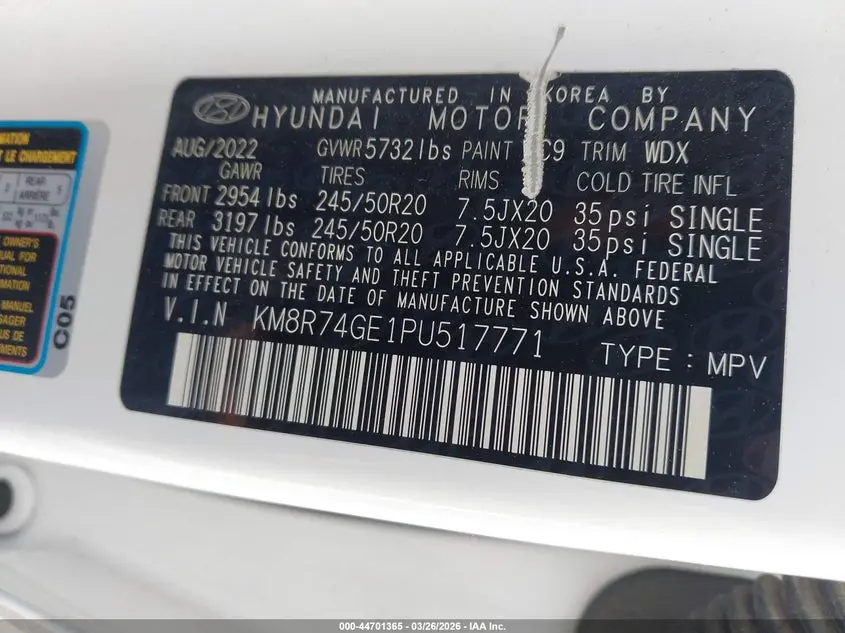2023 HYUNDAI PALISADE CALLIGRAPHY
