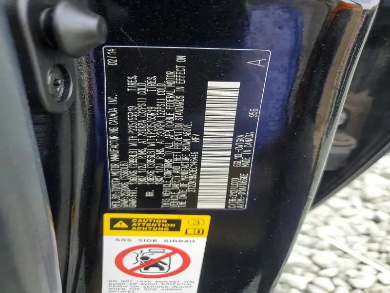 2014 LEXUS RX 350 BASE  