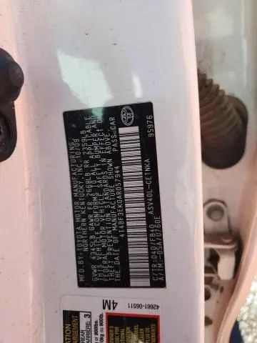 2010 TOYOTA CAMRY BASE  