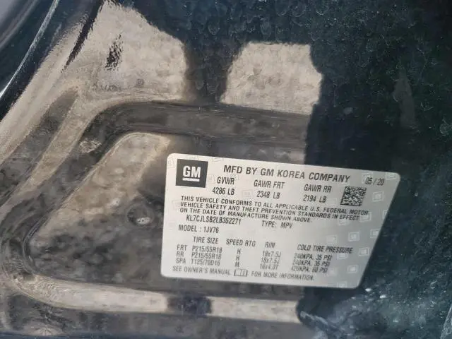 2020 CHEVROLET TRAX 1LT  