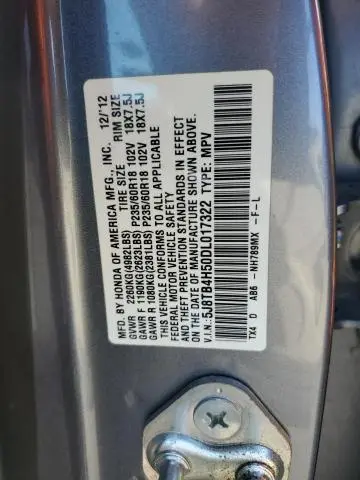 2013 ACURA RDX TECHNOLOGY  