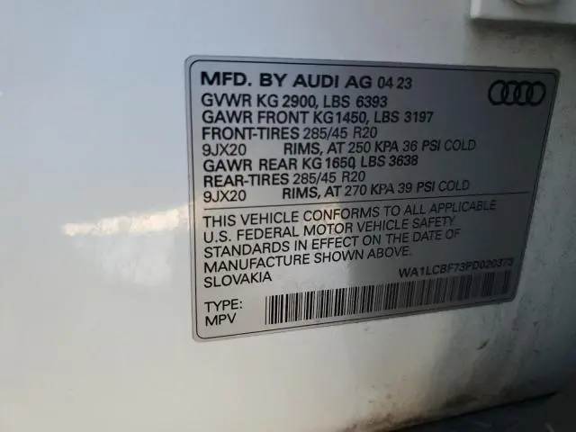 2023 AUDI Q7 PREMIUM PLUS  