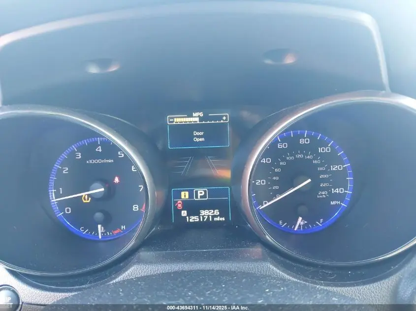 2017 SUBARU OUTBACK 2.5I LIMITED