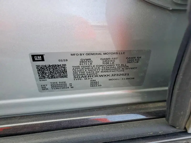 2019 BUICK ENCLAVE PREMIUM  