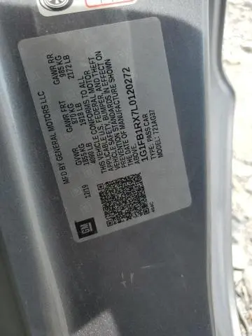 2020 CHEVROLET CAMARO LS  