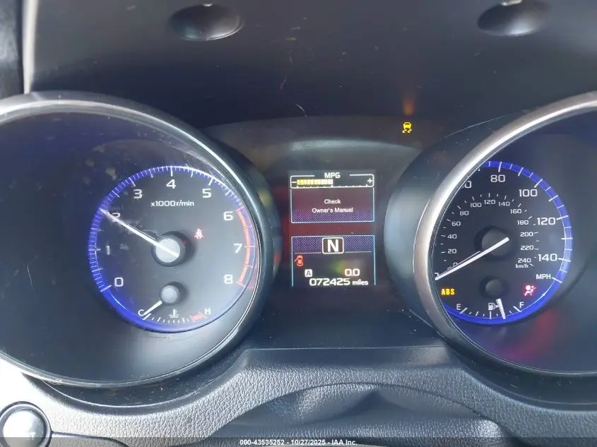 2015 SUBARU OUTBACK 2.5I LIMITED