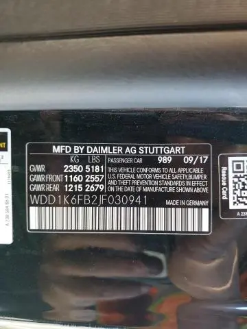 2018 MERCEDES-BENZ E 400  