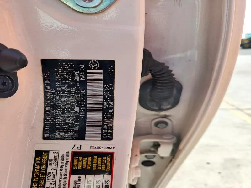 2014 TOYOTA CAMRY SE  