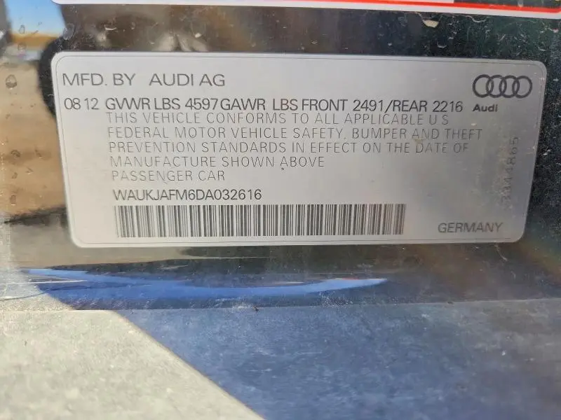 2013 AUDI A3 PREMIUM PLUS  