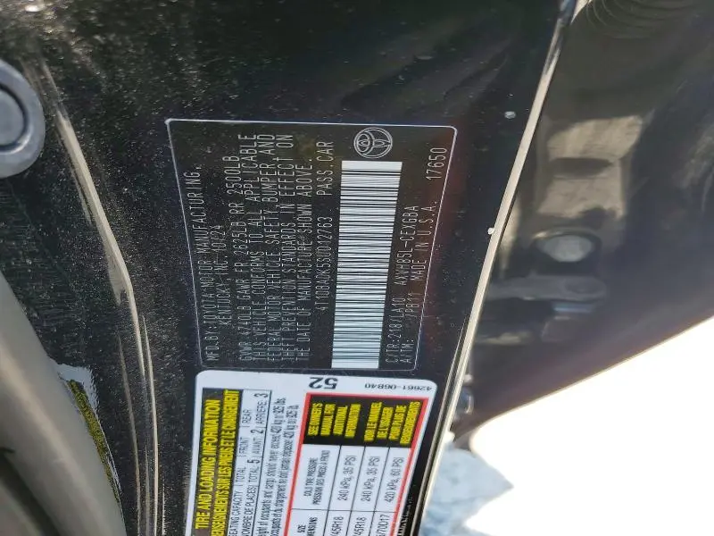2025 TOYOTA CAMRY XLE  