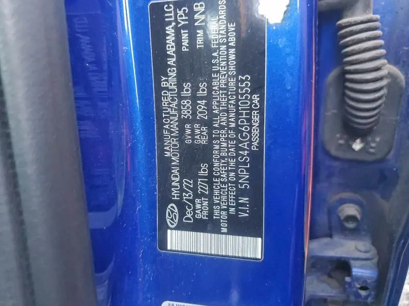 2023 HYUNDAI ELANTRA SEL  