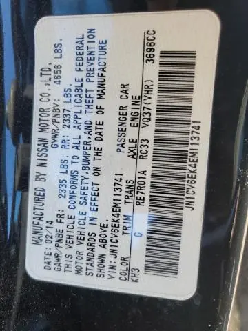 2014 INFINITI Q60 JOURNEY  