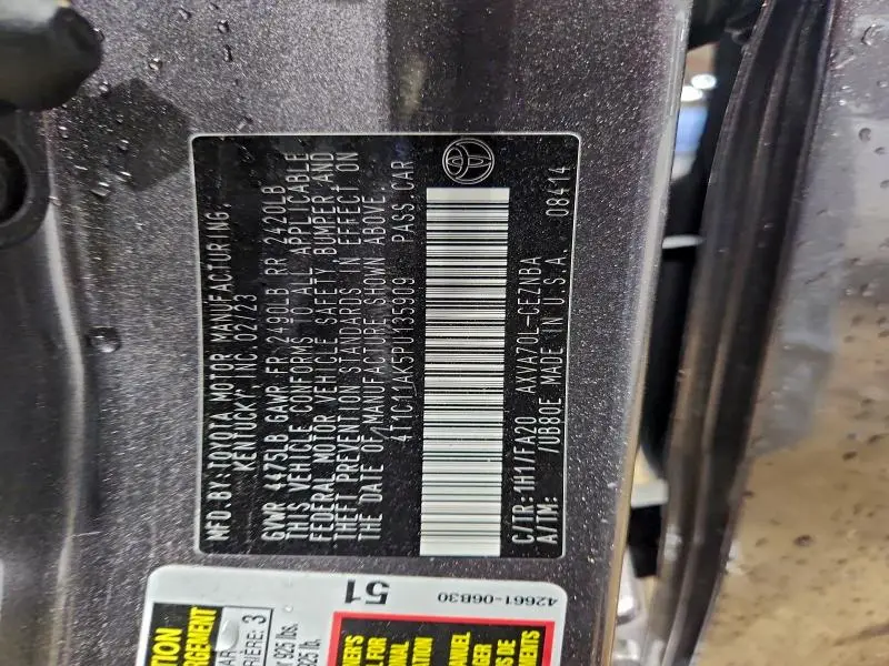 2023 TOYOTA CAMRY LE  