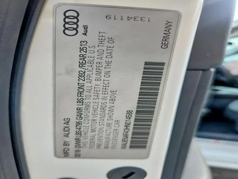 2017 AUDI A4 PREMIUM PLUS  