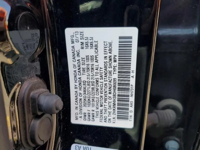 2013 HONDA CR-V LX  