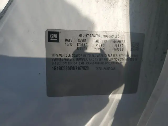 2017 CHEVROLET CRUZE LS