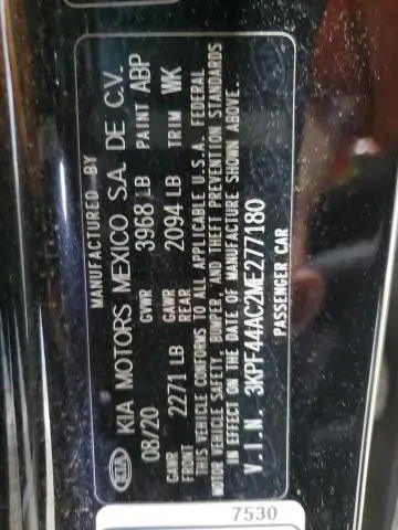 2021 KIA FORTE GT  
