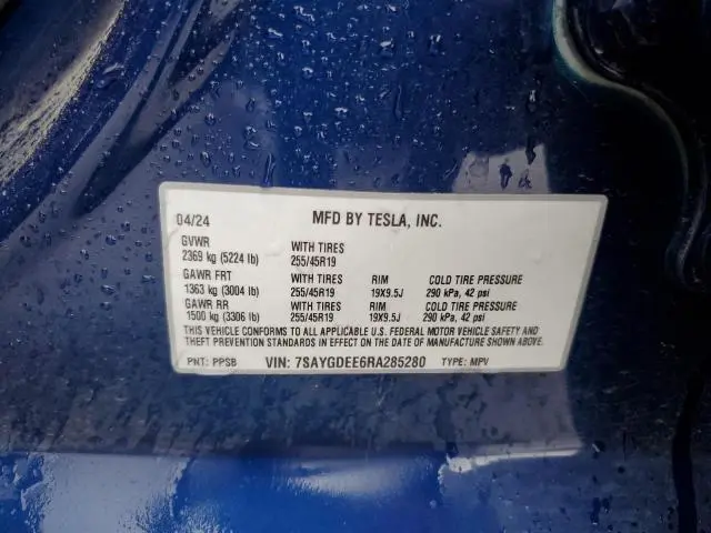 2024 TESLA MODEL Y   