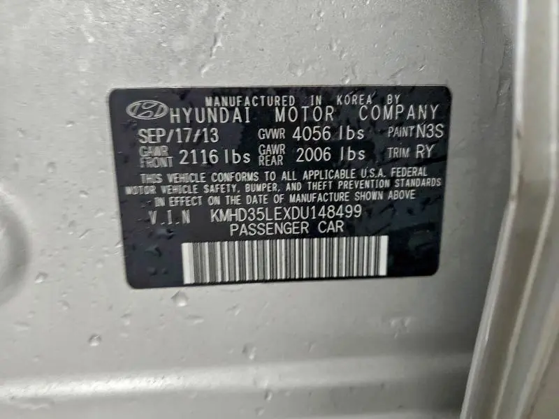 2013 HYUNDAI ELANTRA GT   