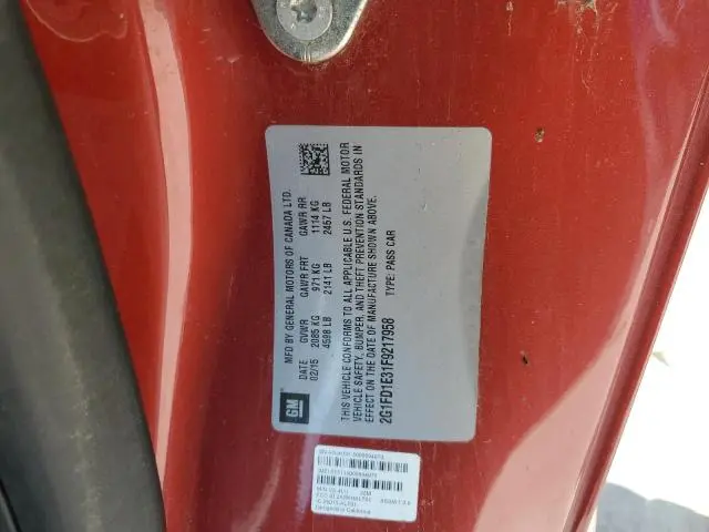 2015 CHEVROLET CAMARO LT