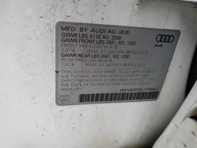 2020 AUDI Q3 PREMIUM  