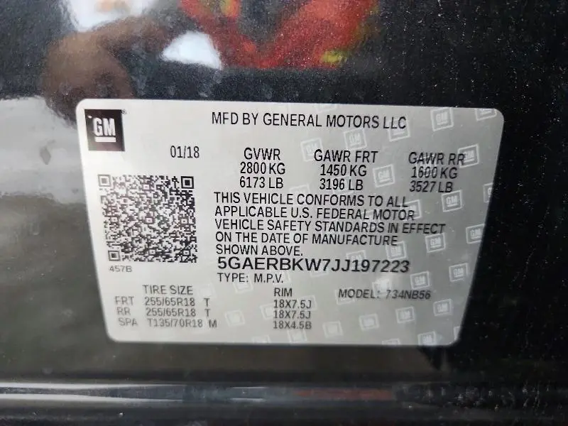 2018 BUICK ENCLAVE ESSENCE  
