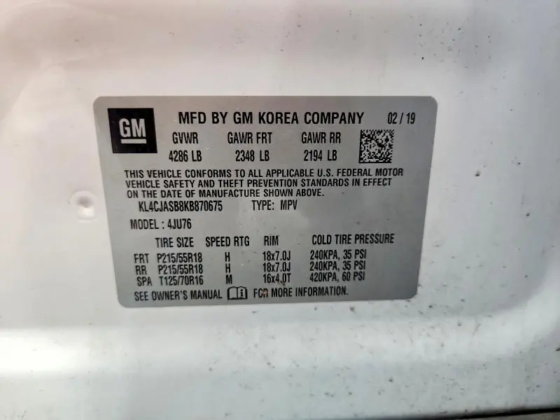 2019 BUICK ENCORE PREFERRED  