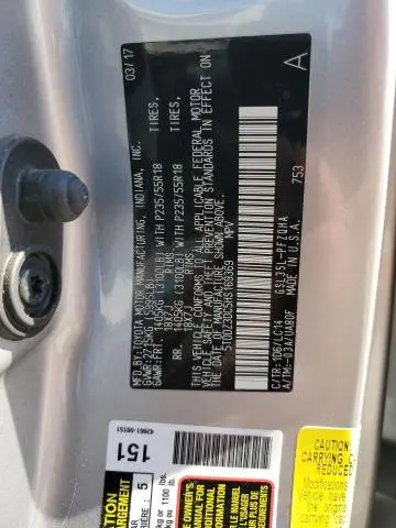 2017 TOYOTA SIENNA XLE  