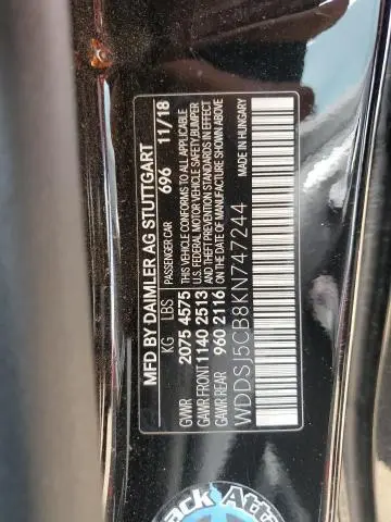 2019 MERCEDES-BENZ CLA 45 AMG  