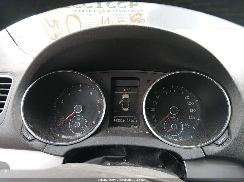 2014 VOLKSWAGEN GOLF 2.5L