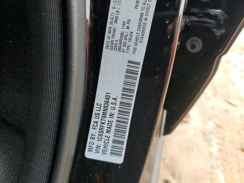 2021 RAM 1500 LONGHORN  