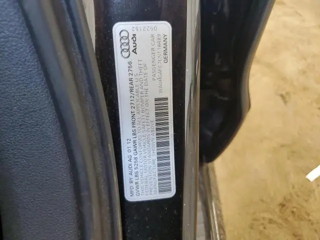 2012 AUDI A6 PRESTIGE  