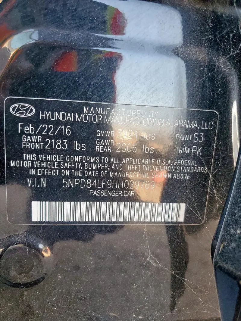 2017 HYUNDAI ELANTRA SE