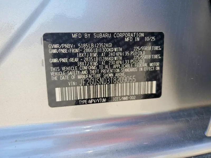2026 SUBARU CROSSTREK LIMITED  