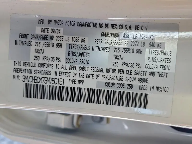 2025 MAZDA CX-30 PREFERRED  