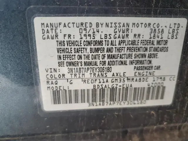 2014 NISSAN SENTRA S  