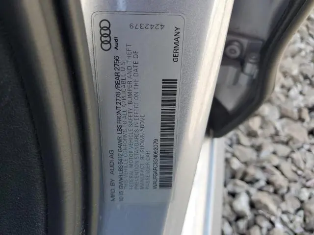 2016 AUDI A6 PREMIUM PLUS  
