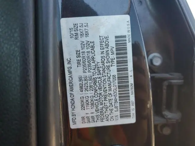 2016 ACURA RDX TECHNOLOGY  