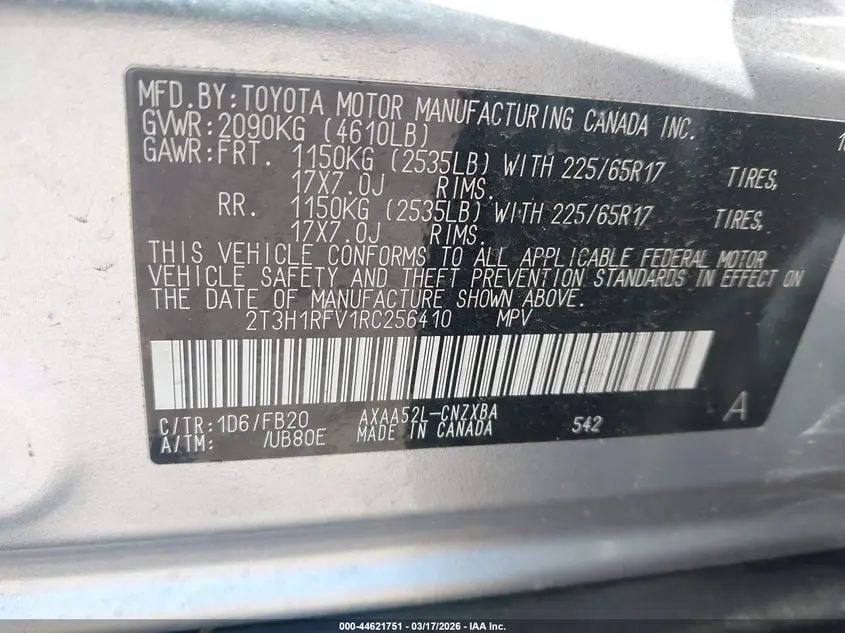 2024 TOYOTA RAV4 LE