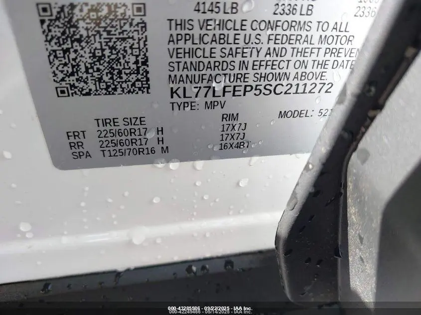 2025 CHEVROLET TRAX FWD LS