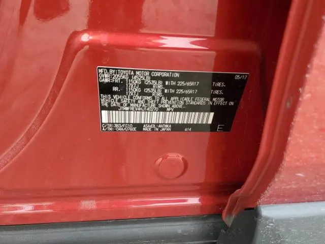 2017 TOYOTA RAV4 XLE