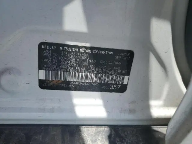 2018 MITSUBISHI OUTLANDER SPORT ES  