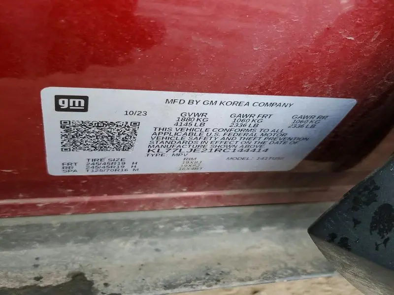 2024 CHEVROLET TRAX 2RS  