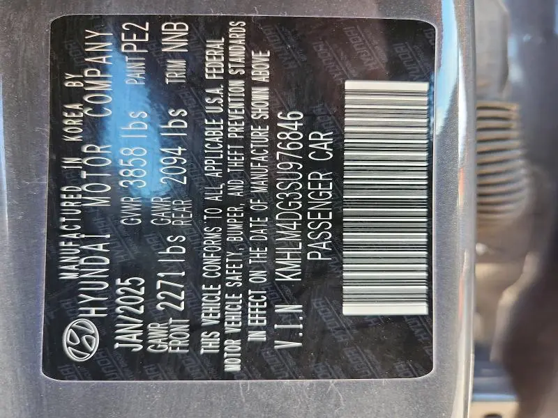 2025 HYUNDAI ELANTRA SEL SPORT  