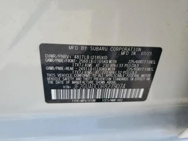 2024 SUBARU CROSSTREK PREMIUM  