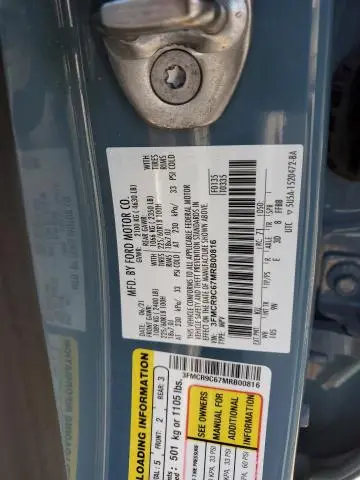 2021 FORD BRONCO SPORT OUTER BANKS