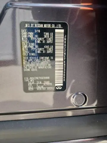 2019 INFINITI QX80 LUXE  