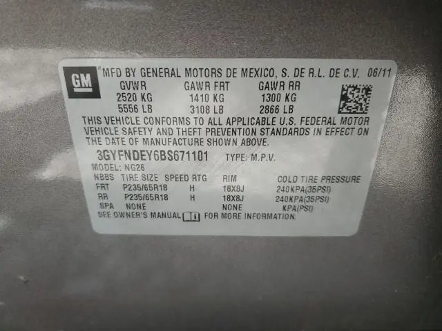 2011 CADILLAC SRX LUXURY COLLECTION  