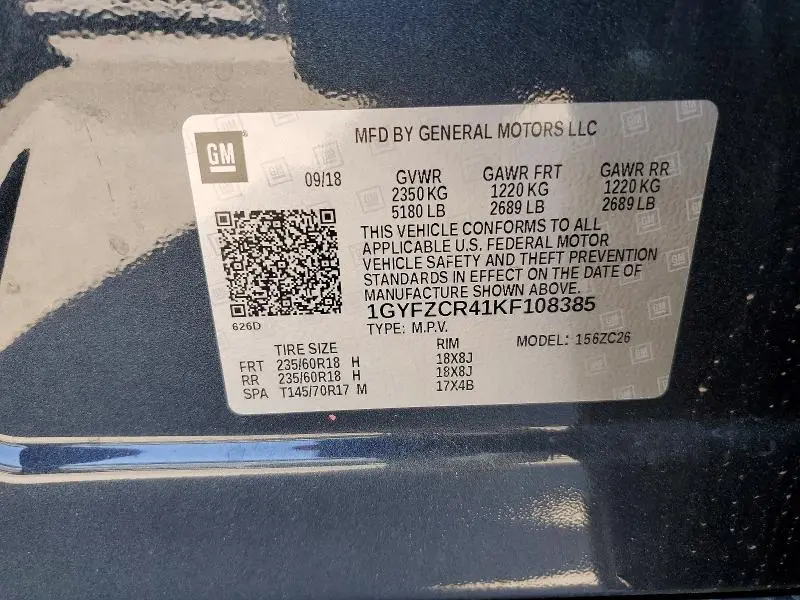 2019 CADILLAC XT4 PREMIUM LUXURY  